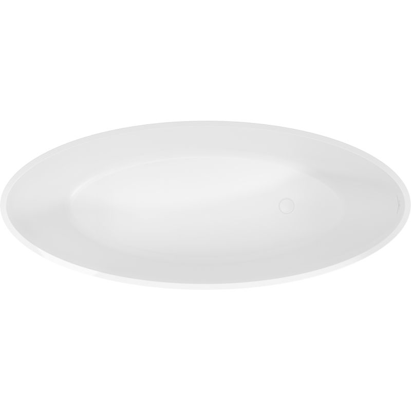 Mexen Prato volně stojící vana z konglomerátu 170 x 70 cm, bílá matná - 57251707000