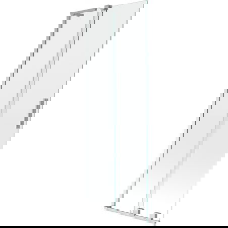 Mexen Velar L vanová zástěna dvoudílná posuvná 70 x 150 cm, transparentní, chrom - 896-070-003-01-01