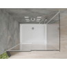 Mexen Omega posuvná sprchová kabina 120 x 70 cm, transparentní, chrom + Flat sprchová vanička - 825-120-070-01-00-4010