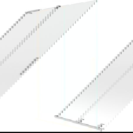 Mexen Velar L 2-křídlové posuvné sprchové dveře 110 x 150 cm, transparentní, kartáčovaný nikl - 896-110-003-01-97