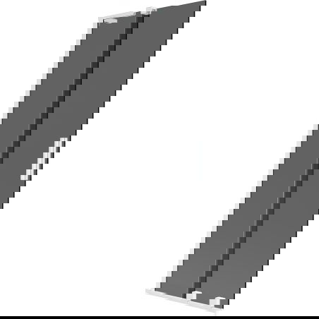 Mexen Velar L vanová zástěna 2dílná posuvná 70 x 150 cm, grafit, bílá - 896-070-003-41-20