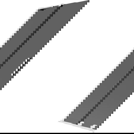 Mexen Velar L vana paraván 2-křídlý posuvný 80 x 150 cm, grafit, bílý - 896-080-003-41-20