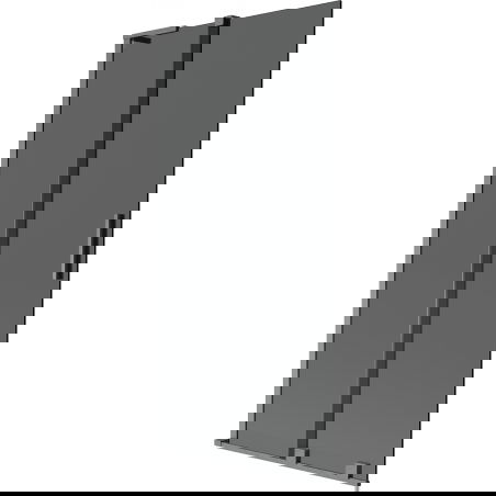 Mexen Velar L vanová zástěna dvoukřídlá posuvná 90 x 150 cm, grafitová, kartáčovaná gun gray - 896-090-003-41-66