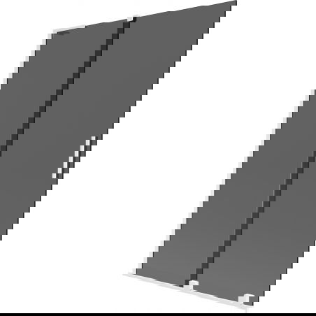 Mexen Velar L vanová zástěna 2křídlá posuvná 120 x 150 cm, grafit, bílá - 896-120-003-41-20