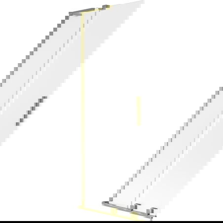 Mexen Velar L vanová zástěna 2-dílná posuvná 70 x 150 cm, matná, zlatá - 896-070-003-31-50