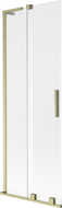 Mexen Velar L vanová zástěna 2-křídlová posuvná 75 x 150 cm, matná, zlatá kartáčovaná - 896-075-003-31-55
