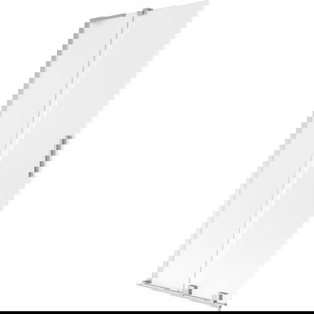 Mexen Velar L vanová zástěna 2-dveřová posuvná 80 x 150 cm, matná, chrom - 896-080-003-31-01