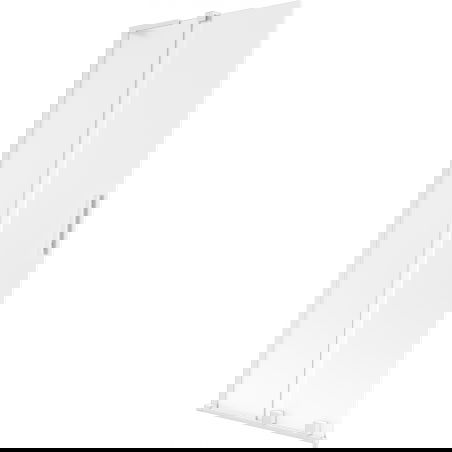 Mexen Velar L vanová zástěna, 2-křídlová posuvná 80 x 150 cm, mat, bílá - 896-080-003-31-20