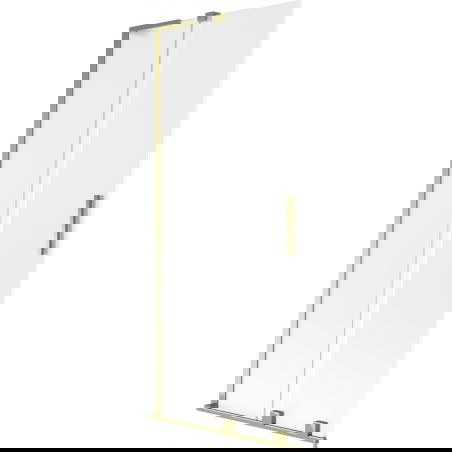 Mexen Velar L vana zástěna 2-křídlová posuvná 80 x 150 cm, matná, zlatá - 896-080-003-31-50