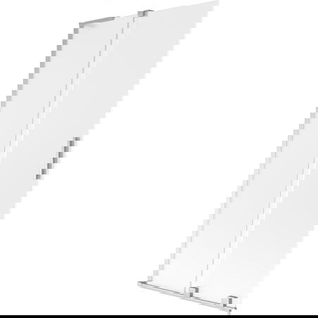 Mexen Velar L vanová zástěna 2-křídlá posuvná 95 x 150 cm, matná, chrom - 896-095-003-31-01