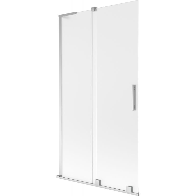 Mexen Velar L vana zástěna 2-křídlová posuvná 100 x 150 cm, matná, chrom - 896-100-003-31-01