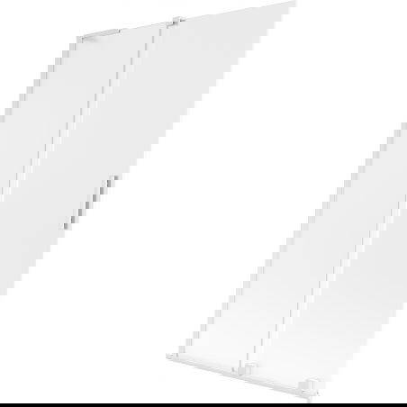 Mexen Velar L vanová zástěna 2-křídlová posuvná 110 x 150 cm, matná, bílá - 896-110-003-31-20