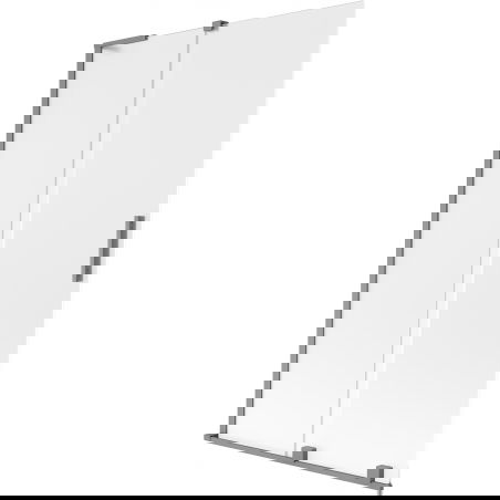 Mexen Velar L vanová zástěna 2-křídlová posuvná 110 x 150 cm, mat, gun metal - 896-110-003-31-95