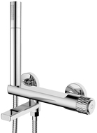 Mexen Diamond baterie vanová se sprchovou sadou, chrom - 71530-00