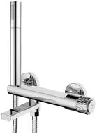 Mexen Diamond vana baterie se sprchovou sadou, chrom - 71530-00