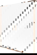 Mexen Velar L Duo vanová zástěna 2-dílná posuvná 150 x 150 cm, mat, růžové zlato - 896-150-003-32-60