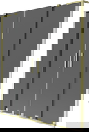 Mexen Velar L Duo vanová zástěna 2-dílná posuvná 140 x 150 cm, grafit, zlatý kartáčovaný - 896-140-003-42-55