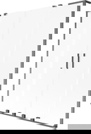 Mexen Velar L Duo vanová zástěna dvoukřídlá posuvná 140 x 150 cm, mat, kartáčovaná šedá - 896-140-003-32-66