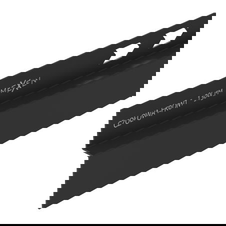 Mexen Line-B čelní sprchová lišta 130 cm, černá - 187003130U