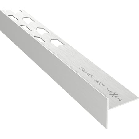 Mexen Line-B podlahová spádová lišta 120 cm levá, inox - 181001120L