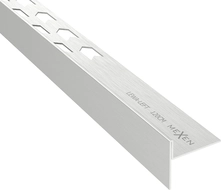 Mexen Line-B podlahová spádová lišta 120 cm levá, inox - 181001120L