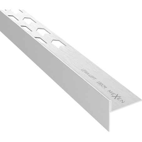 Mexen Line-B podlahový sklonový profil 180 cm levý, inox - 181001180L