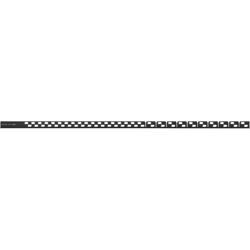 Mexen Line-B podlahová spádová lišta 120 cm pravá, černá - 187001120R