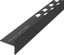 Mexen Line-B podlahová spádová lišta 120 cm pravá, černá - 187001120R