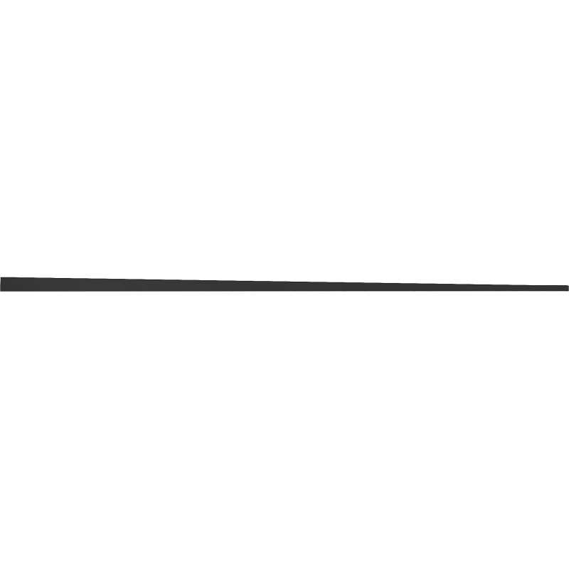 Mexen Line-B podlahová spádová lišta 120 cm pravá, černá - 187001120R