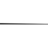 Mexen Line-B podlahová spádová lišta 120 cm pravá, černá - 187001120R