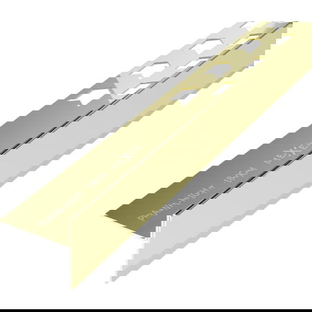 Mexen Line-B podlahová spádová lišta 180 cm pravá, zlatá - 185001180R