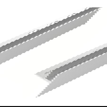 Mexen Line-B pravá skloneklesající lišta do skla 120 cm, inox - 181004120R