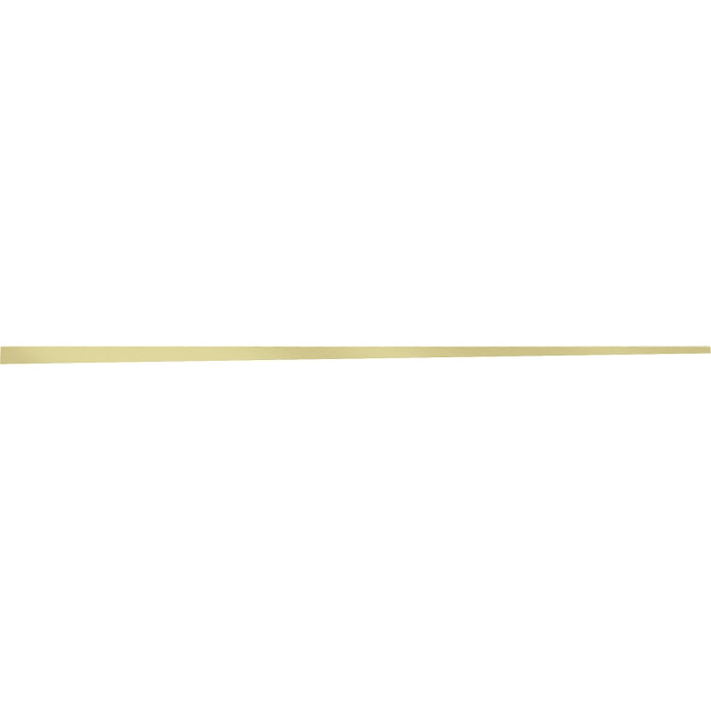 Mexen Line-B spádový lišta pro sklo 120 cm pravá, zlatý kartáč - 185504120R