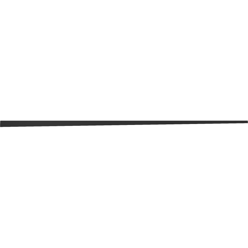 Mexen Line-B spádová lišta na sklo 120 cm pravá, černá - 187004120R