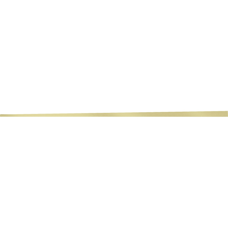 Mexen Line-B spádový profil pro sklo 120 cm levý, zlatý kartáčovaný - 185504120L
