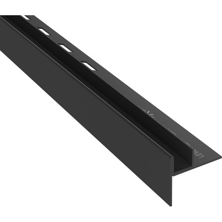 Mexen Line-B odtoková lišta pro sklo 120 cm levá, černá - 187004120L