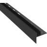Mexen Line-B odtoková lišta pro sklo 120 cm levá, černá - 187004120L