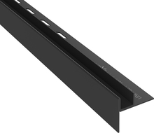 Mexen Line-B zkosená lišta pro sklo 120 cm levá, černá - 187004120L