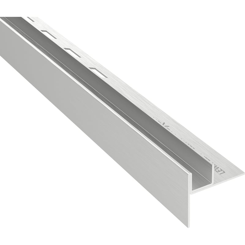 Mexen Line-B skloněná lišta pro sklo 180 cm levá, inox - 181004180L