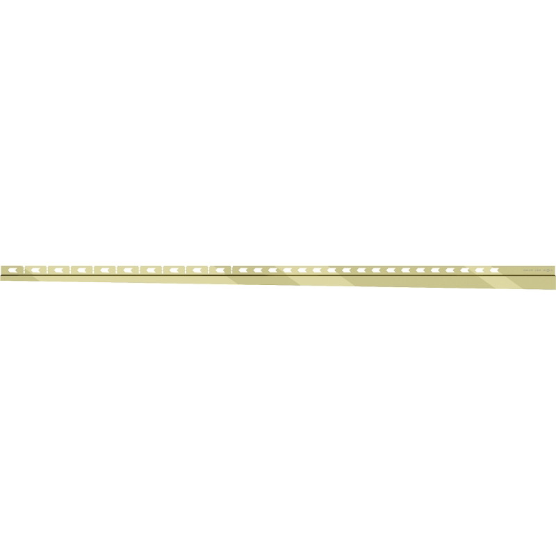 Mexen Line-B nájezdová lišta při stěně 120 cm levá, zlatá - 185002120L