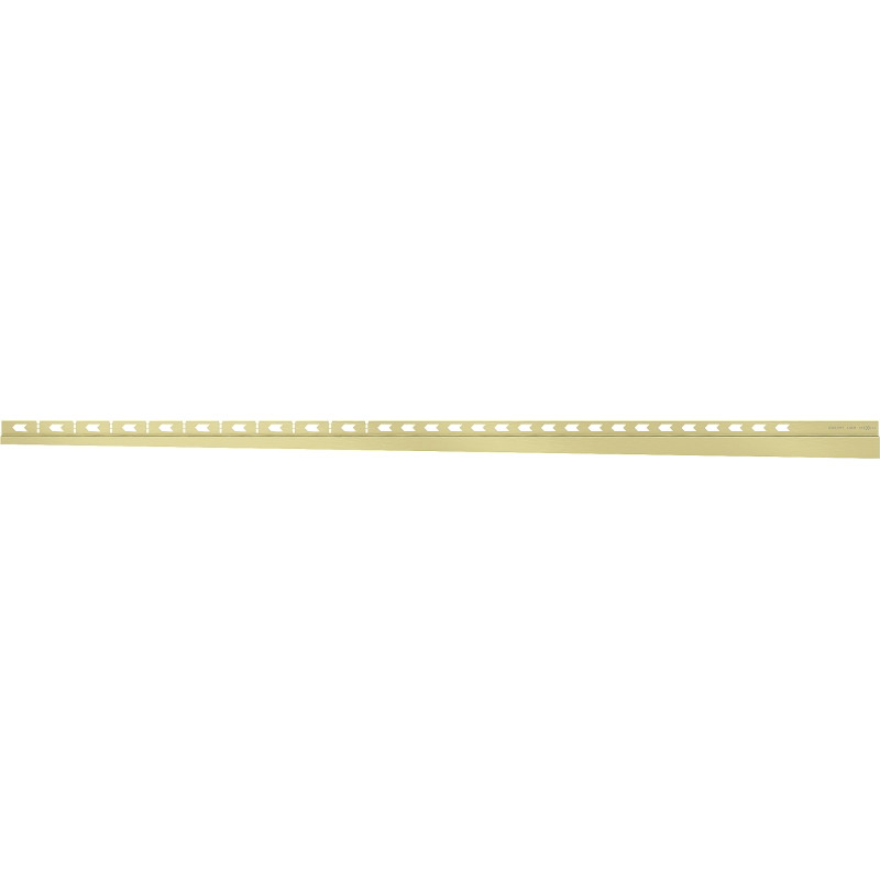Mexen Line-B stěnová sklonová lišta 120 cm levá, zlatá kartáčovaná - 185502120L