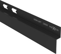 Mexen Line-B zešikmená lišta přisazená 120 cm levá, černá - 187002120L