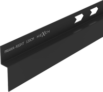 Mexen Line-B nástěnná svahová lišta 120 cm pravá, černá - 187002120R