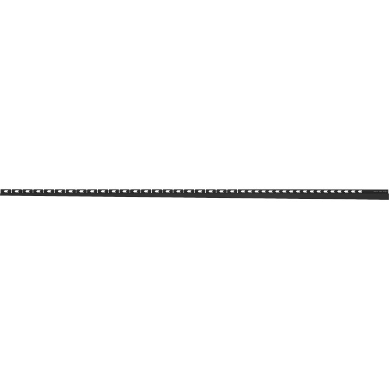 Mexen Line-B zešikmená lišta ke stěně 180 cm levá, černá - 187002180L