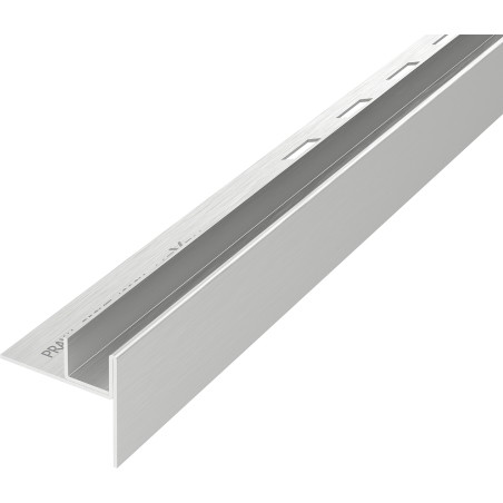 Mexen Line-B spádová lišta ke sklu 180 cm pravá, inox - 181004180R