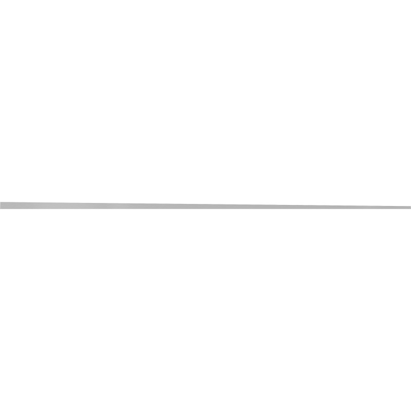 Mexen Line-B spádová lišta ke sklu 180 cm pravá, inox - 181004180R