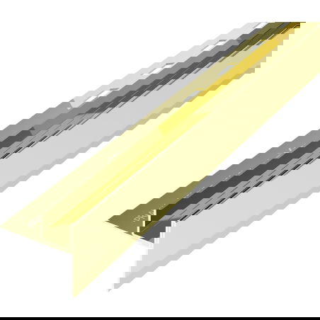 Mexen Line-B spádová lišta pro sklo 180 cm pravá, zlatá - 185004180R