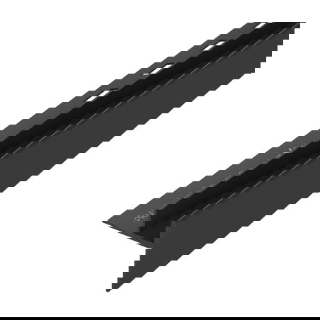 Mexen Line-B skloněná lišta ke sklu 180 cm pravá, černá - 187004180R