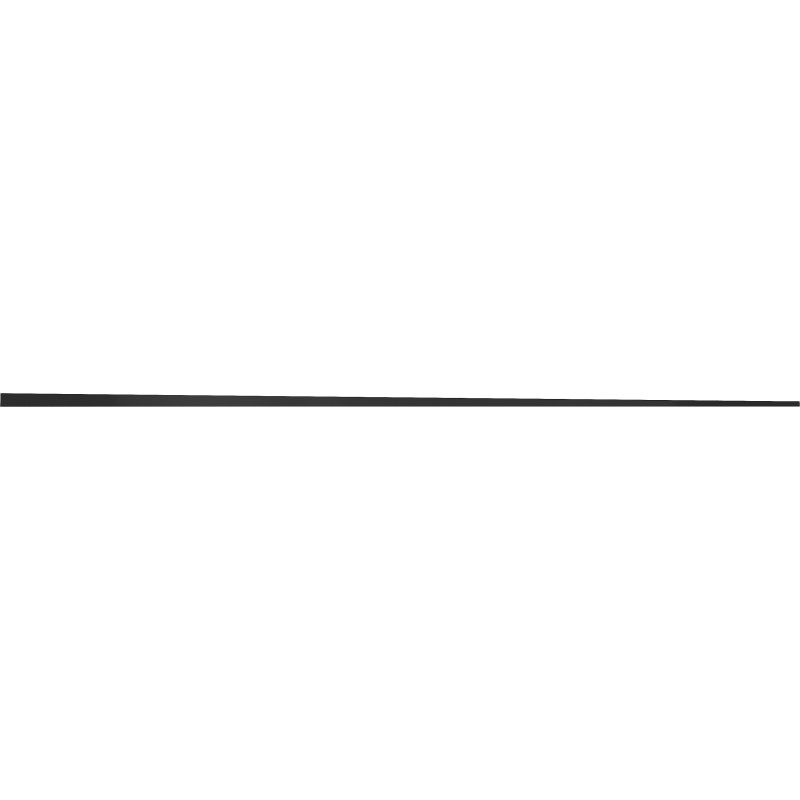 Mexen Line-B spádová lišta ke sklu 180 cm pravá, černá - 187004180R