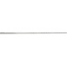 Mexen Line-B lišty do svahu při stěně 180 cm pravá, inox - 181002180R